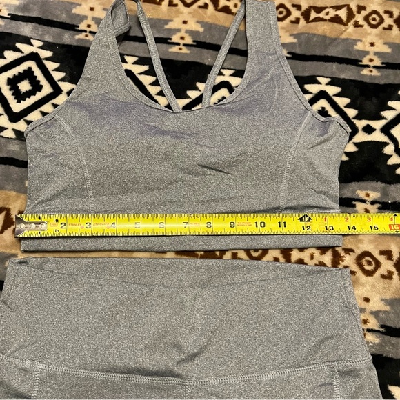 SASA Fashion 2pc Biker Short Set Black & Grey S/M - Picture 7 of 13